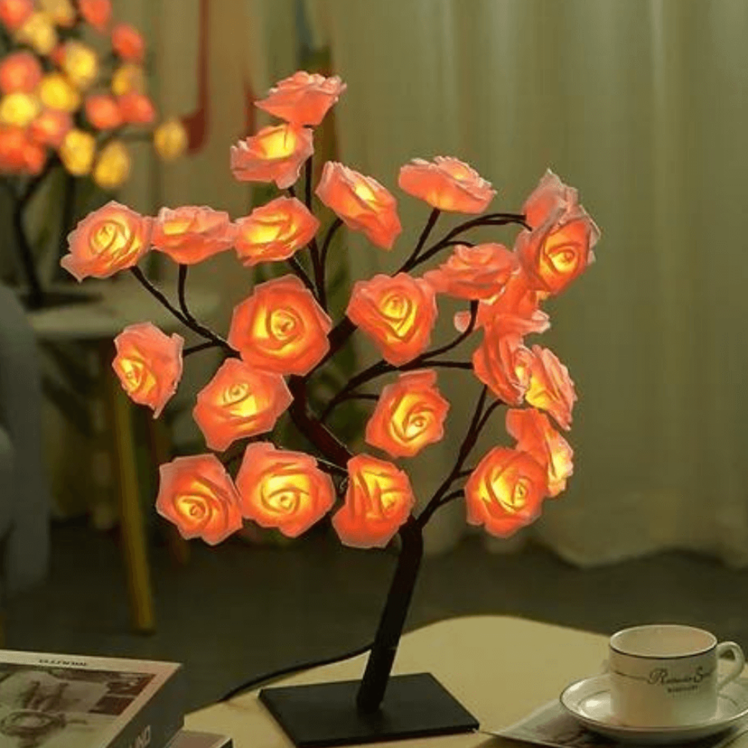 LED Flora Tafellamp - Een romantisch lichtspektakel in elke kamer