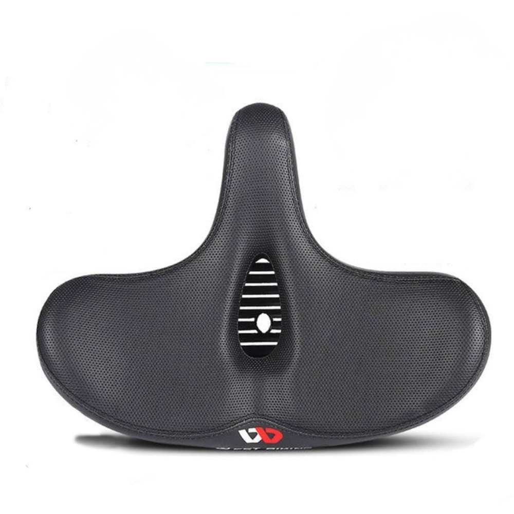 Fietszadel extra breed comfortabel ergonomisch ademend