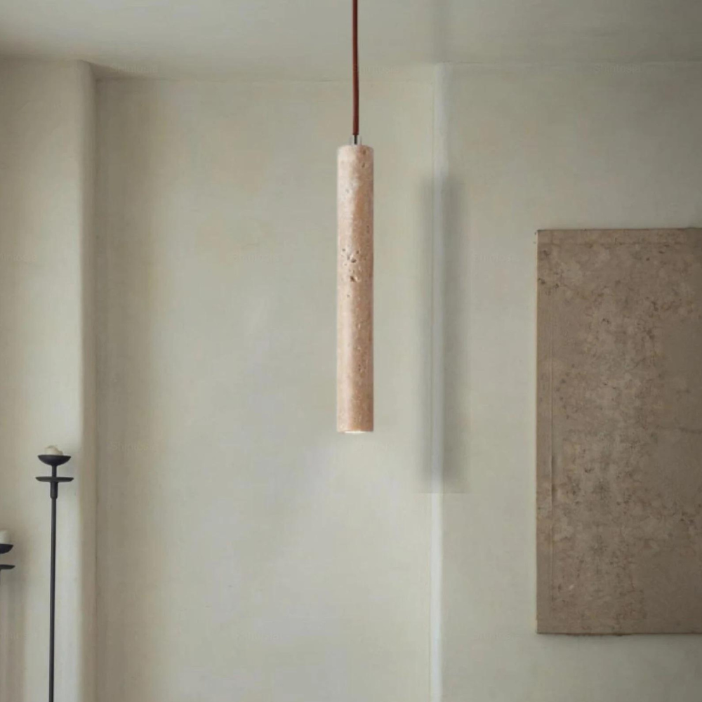 Travertin Hanglamp - Luxe en Elegantie