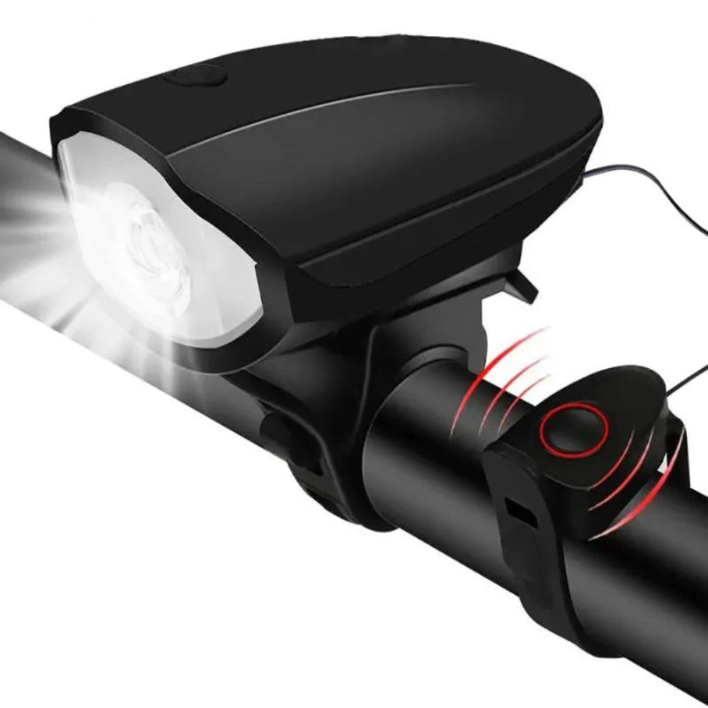 Fietslamp 3-in-1 LED-hoorn hoge zichtbaarheid