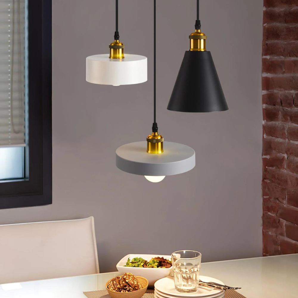 Scandinavische plafondlamp met modern design