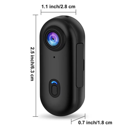 4K actiecamera magnetisch ultra groothoek 120° fietsen draagbaar