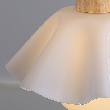 Noordse Houten Hanglamp – Minimalistisch & Verfijnd