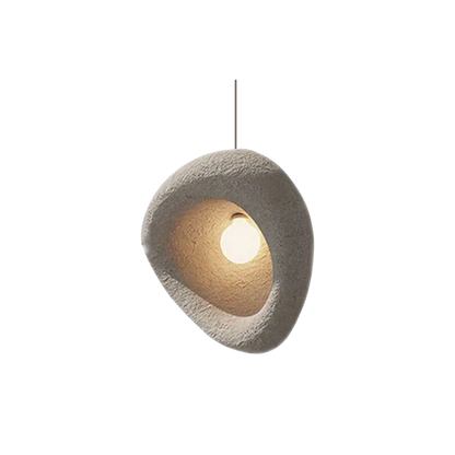 Hanglamp met Organische Stijl en Warm Licht