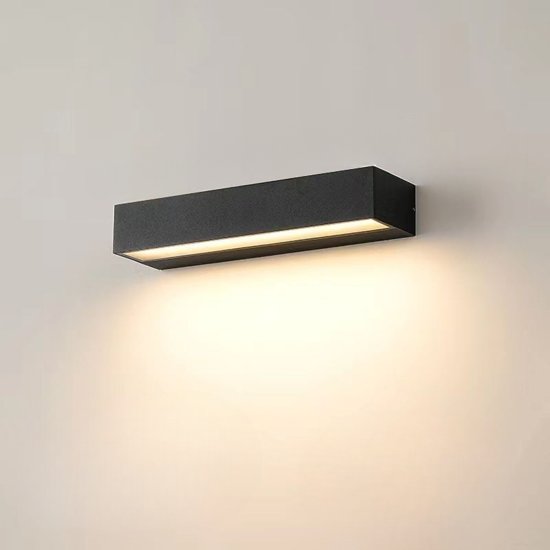 Minimalistische Witte LED-Wandlamp