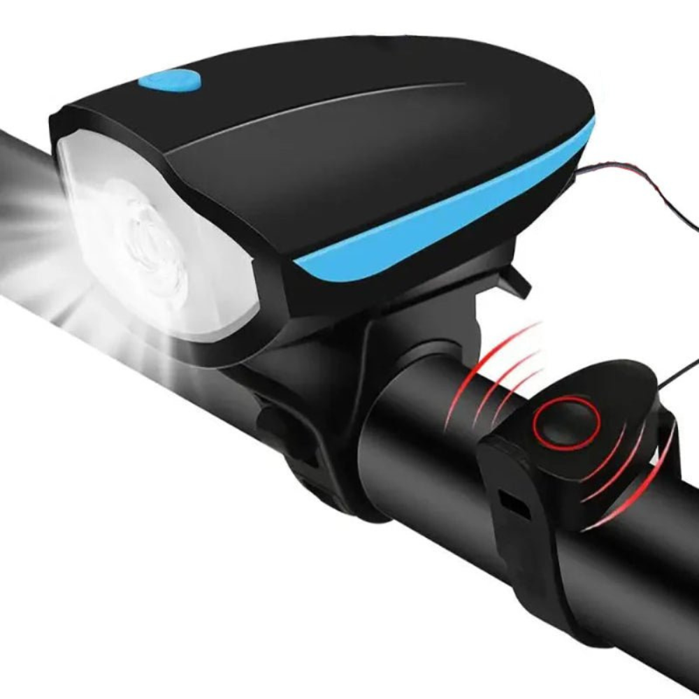 Fietslamp 3-in-1 LED-hoorn hoge zichtbaarheid