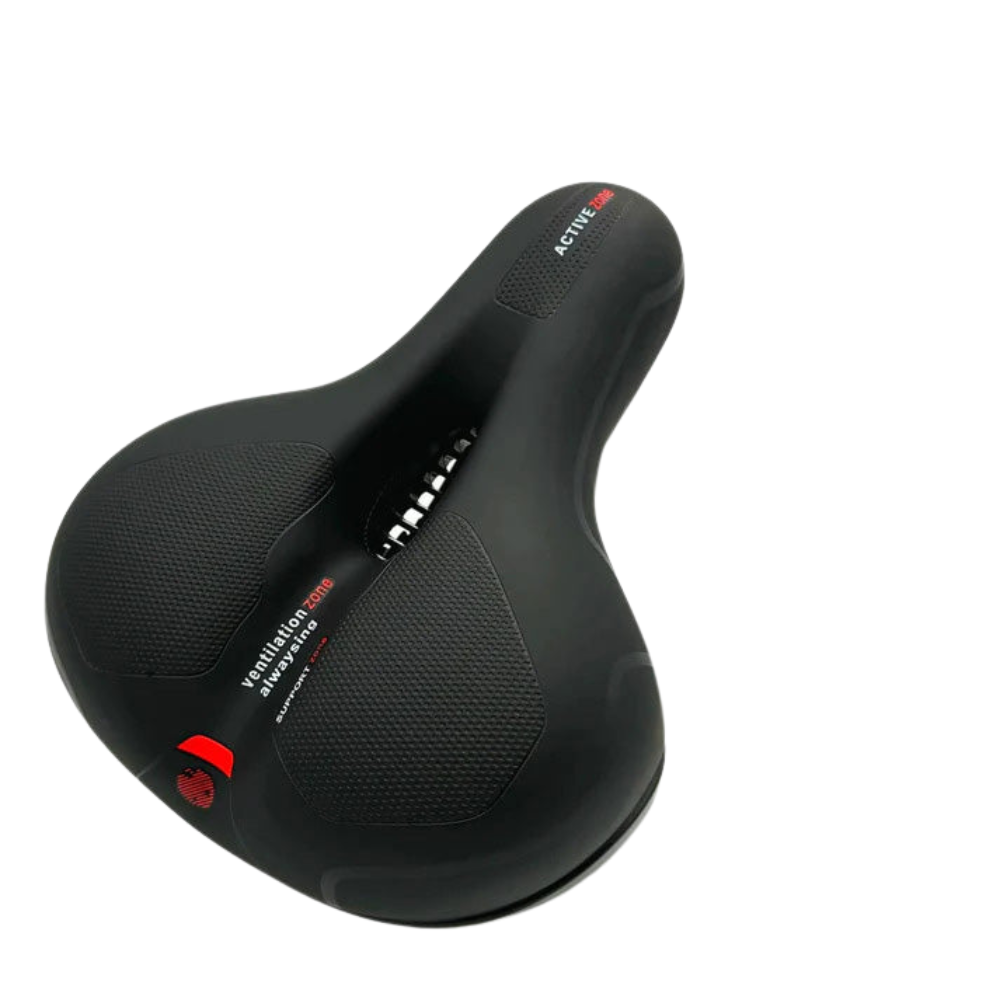 Fietszadel ergonomisch gevoerd comfortabel geïntegreerd licht