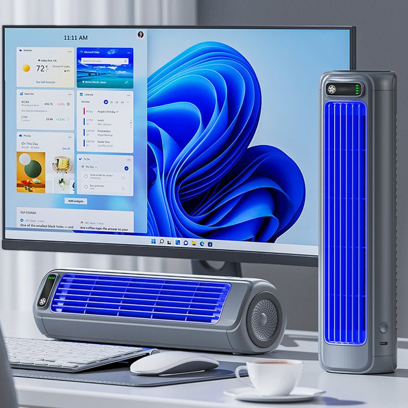 Vyflair | Draadloze Oplaadbare Mobiele Airconditioner