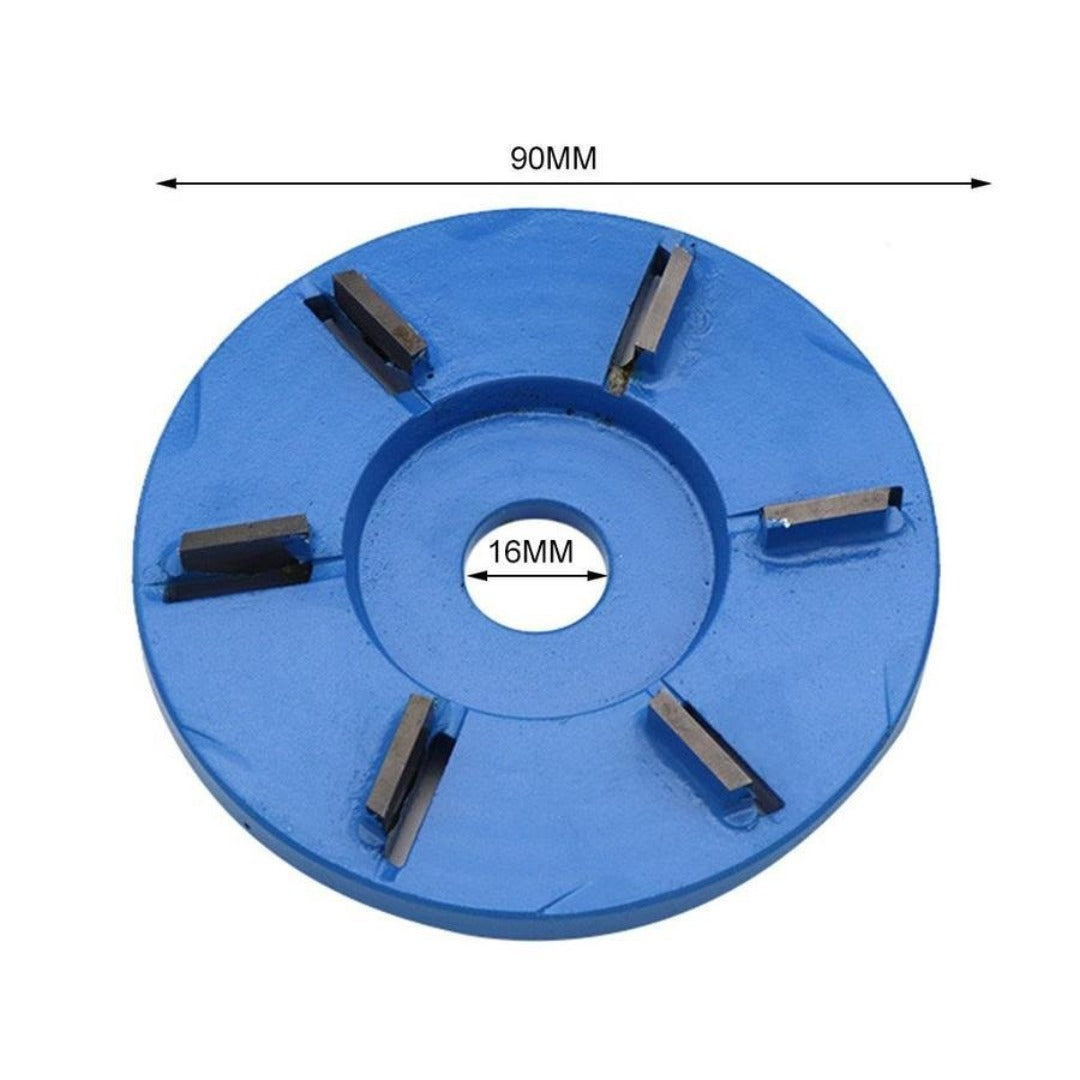 Disque de sculpture sur bois à 6 dents 