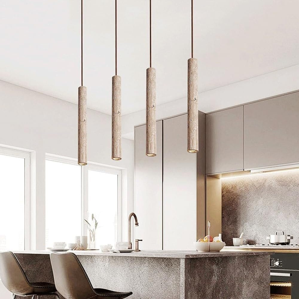 Travertin Hanglamp - Luxe en Elegantie