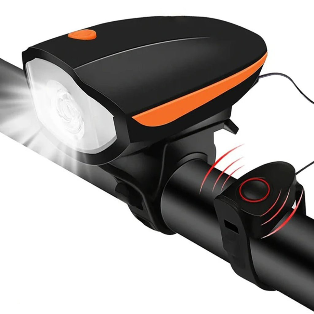 Fietslamp 3-in-1 LED-hoorn hoge zichtbaarheid