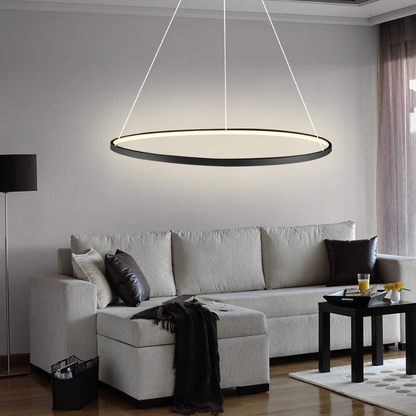 Elegante Cirkelformaat Hanglamp met Dimbare LED