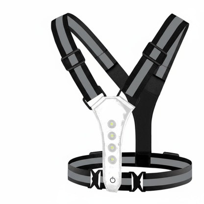 LED-hesje USB oplaadbaar hoog zichtbaarheid hardlopen fietsen wandelen
