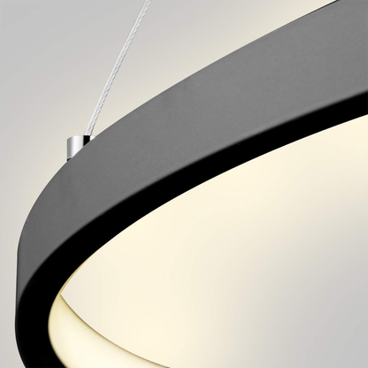 Elegante Cirkelformaat Hanglamp met Dimbare LED