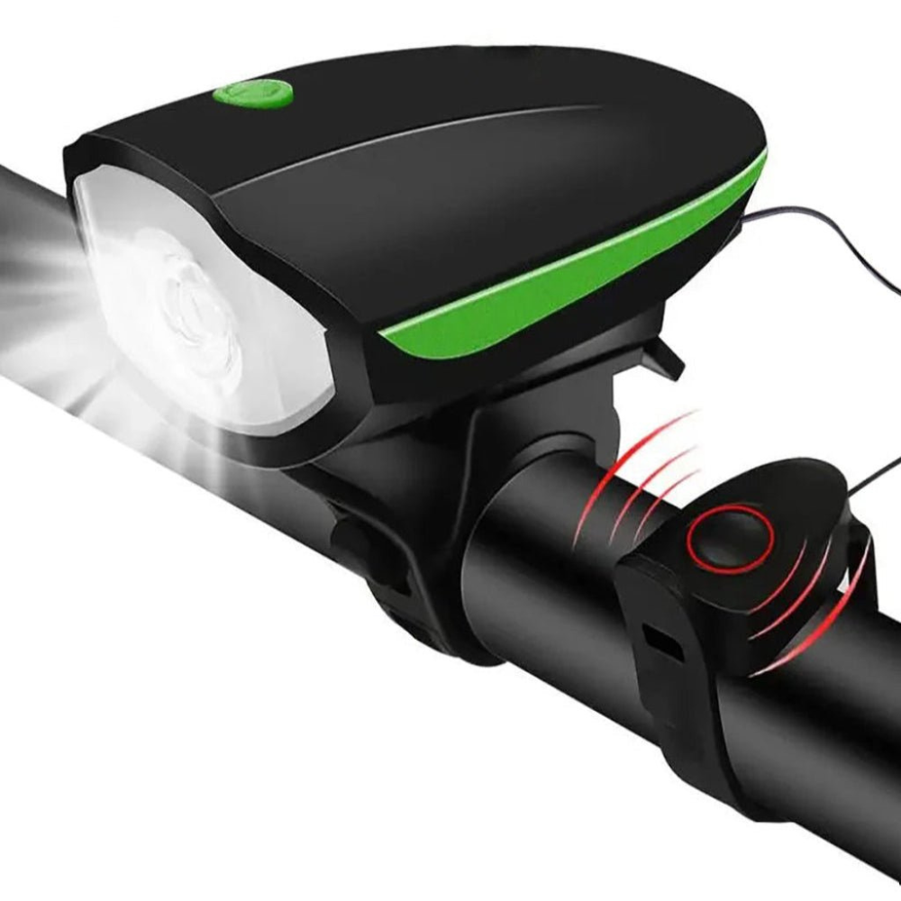 Fietslamp 3-in-1 LED-hoorn hoge zichtbaarheid