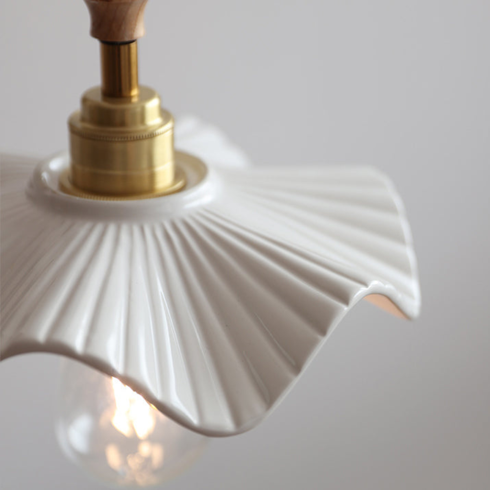 Vintage Hanglamp met Elegante Messing Accenten