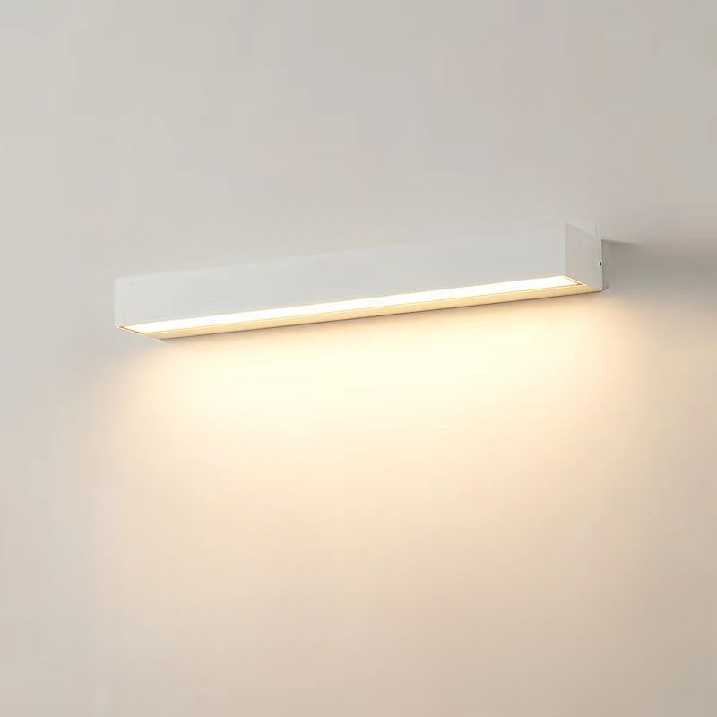 Minimalistische Witte LED-Wandlamp