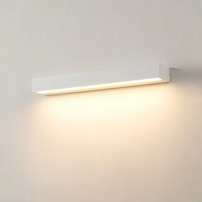 Minimalistische Witte LED-Wandlamp