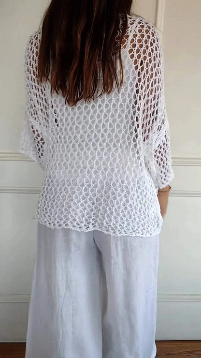 Blouse Casual - Coton et Lin 