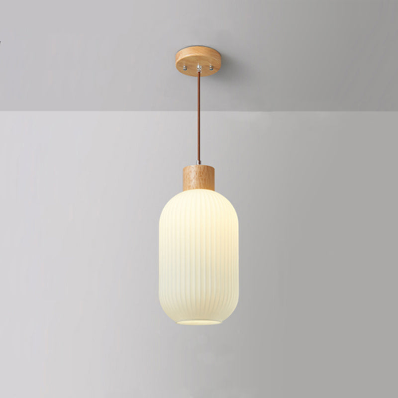 Vintage Houten LED Hanglamp – Warmte en Stijl voor Elk Interieur