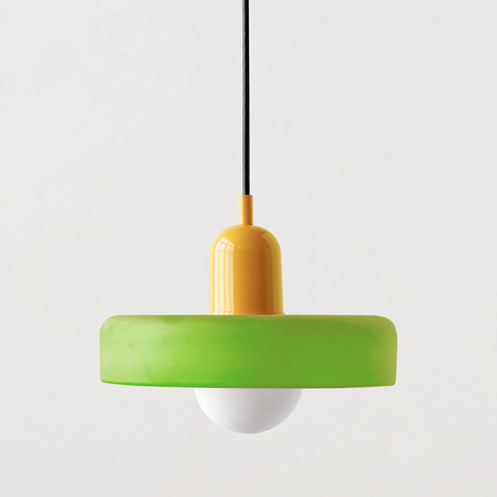 Bauhaus Hanglamp | Gekleurd Glas - #Bauhaus Hanglamp | Gekleurd GlasDe Bazelaar