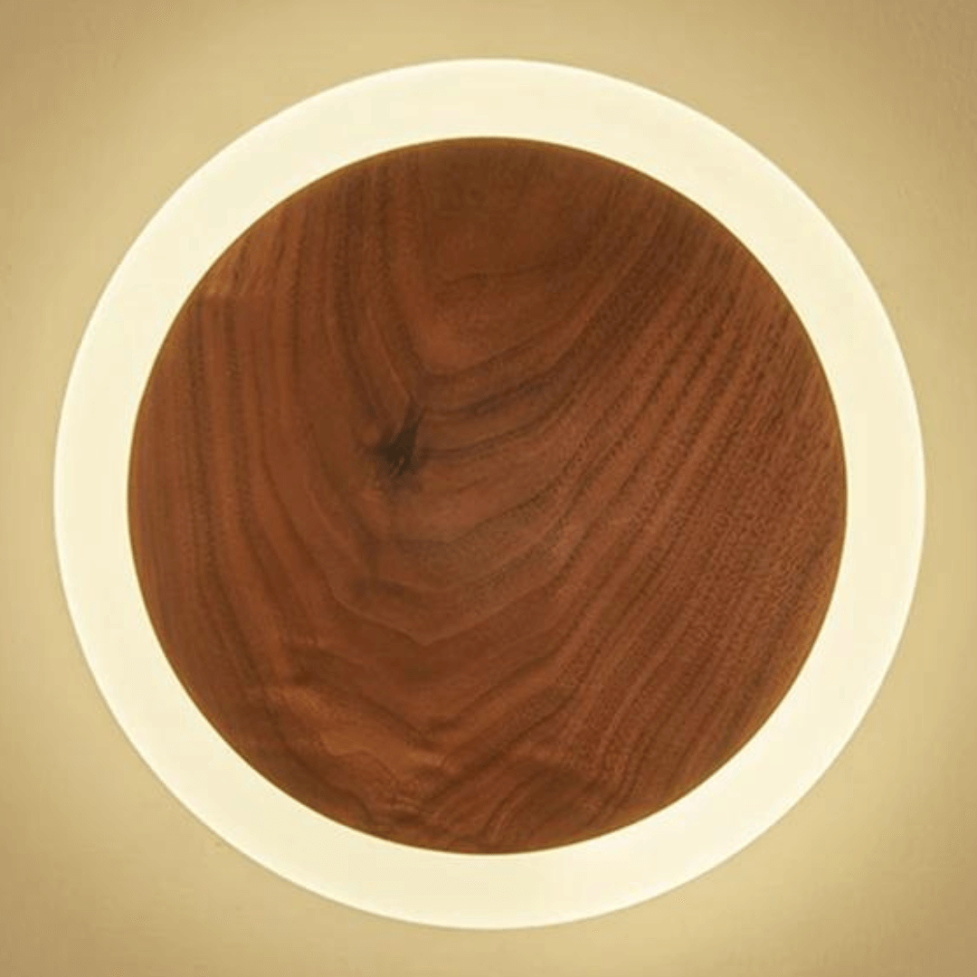 Nordic Walnut LED Wandlamp