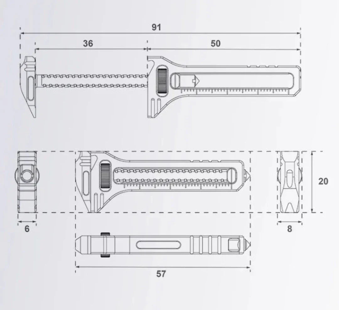 Outil multifonction en alliage | Outils quotidiens 