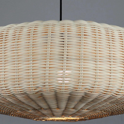 Gevlochten Rotan Hanglamp – Natuurlijk en Elegant