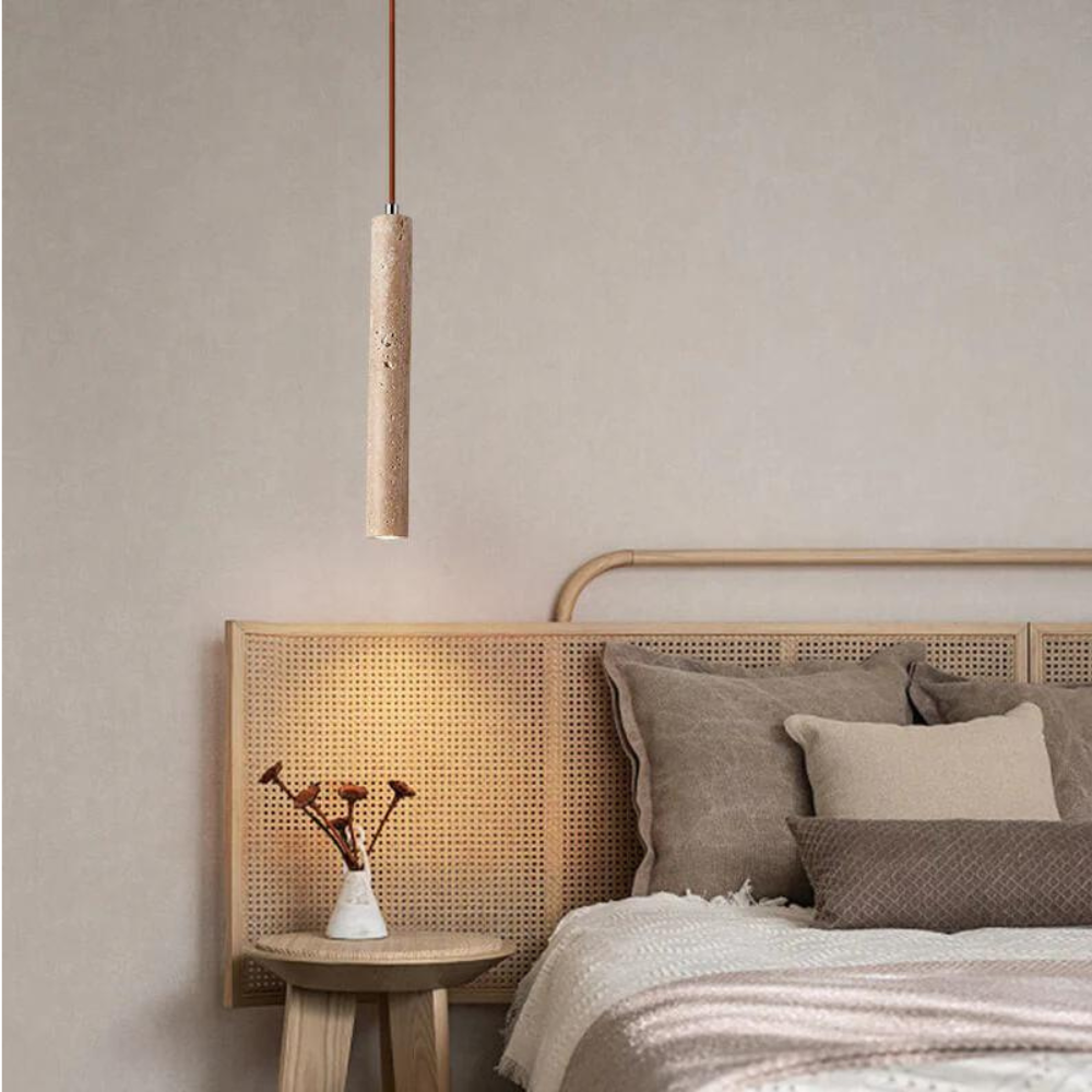 Travertin Hanglamp - Luxe en Elegantie