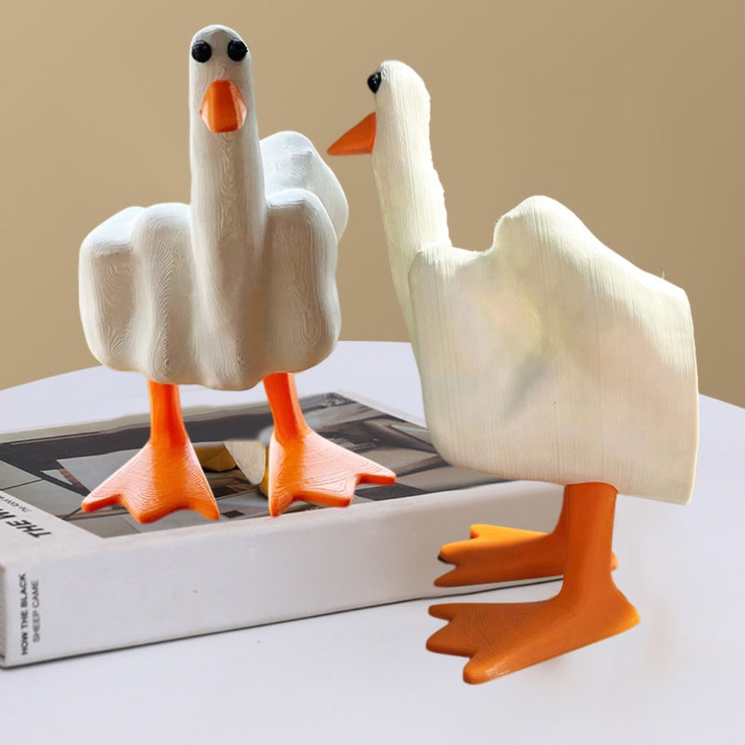 Quack Rebel | Eendornament Sculptuur