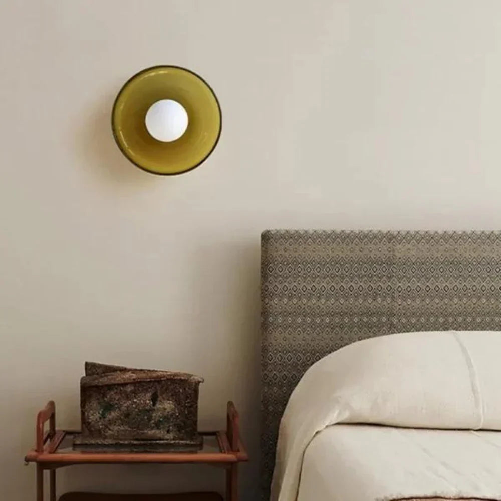 Olive Disc Wandlamp – Modern en Elegant Design