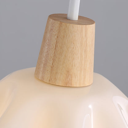 Noordse Houten Hanglamp – Minimalistisch & Verfijnd