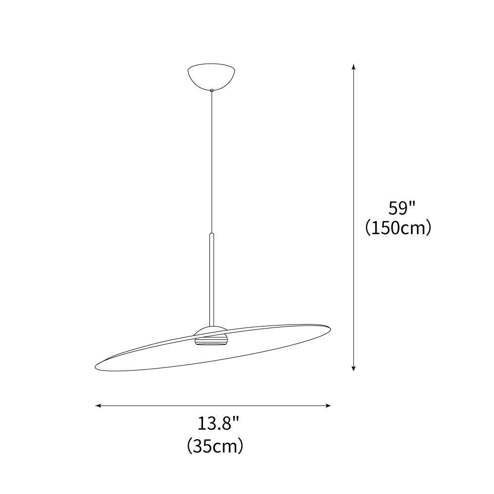 Akoestische LED-lamp met Verstelbare Hoogte