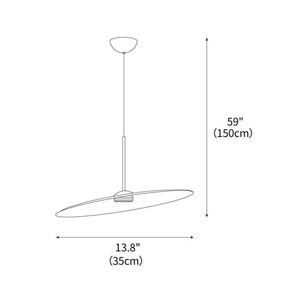 Akoestische LED-lamp met Verstelbare Hoogte