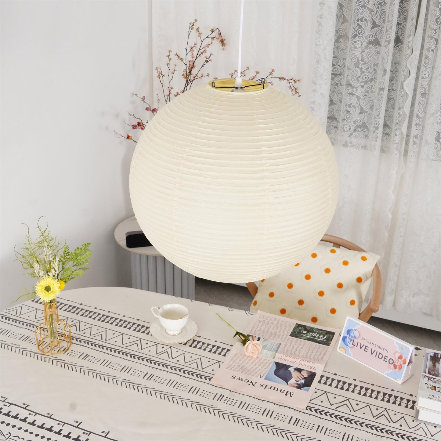 Japanse Hanglamp Akari – Elegant en Tijdloos