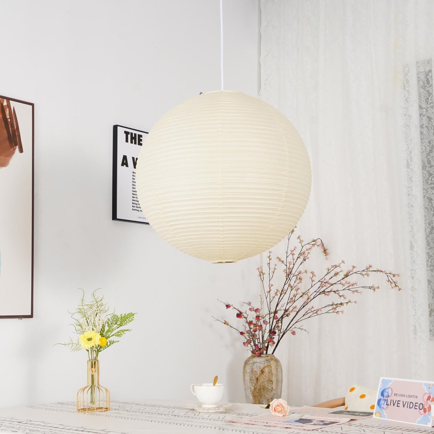 Japanse Hanglamp Akari – Elegant en Tijdloos