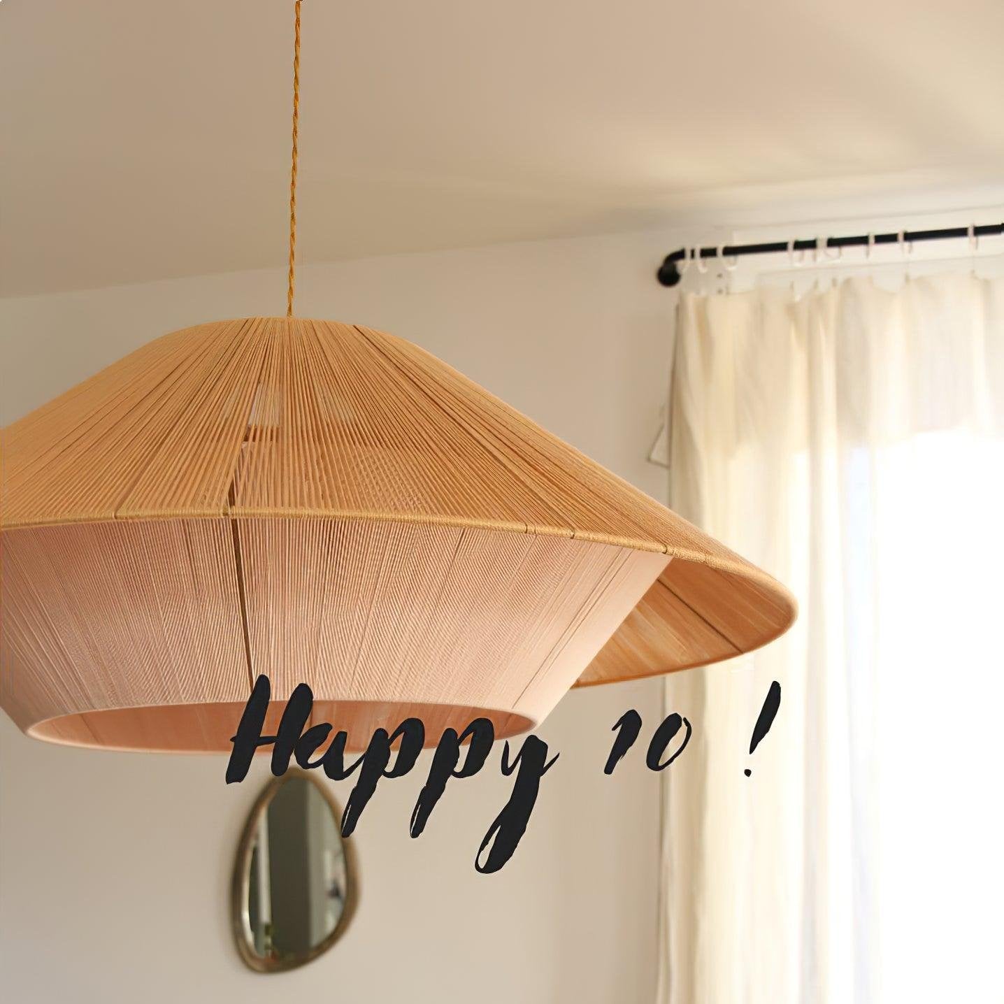 Natuurlijke Hennep Hanglamp - Aloha Sand