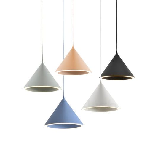 Moderne LED Ringhanglamp met Kegelvormig Design-light decor-De Bazelaar