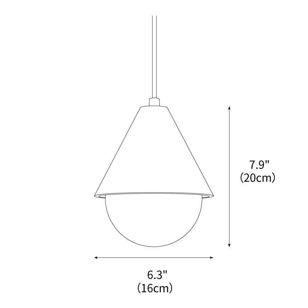 Moderne Hanglamp van Travertin en Glas