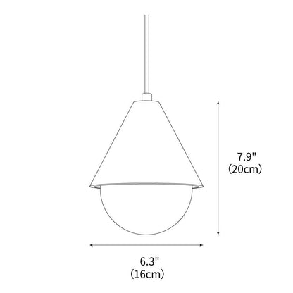 Moderne Hanglamp van Travertin en Glas