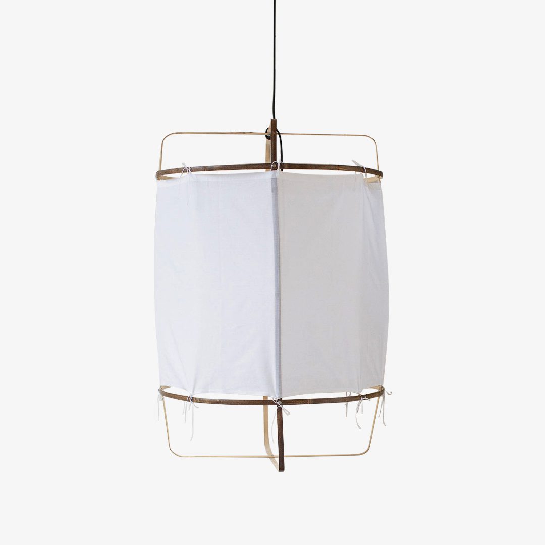 Boho Hanglamp van Bamboe en Katoen