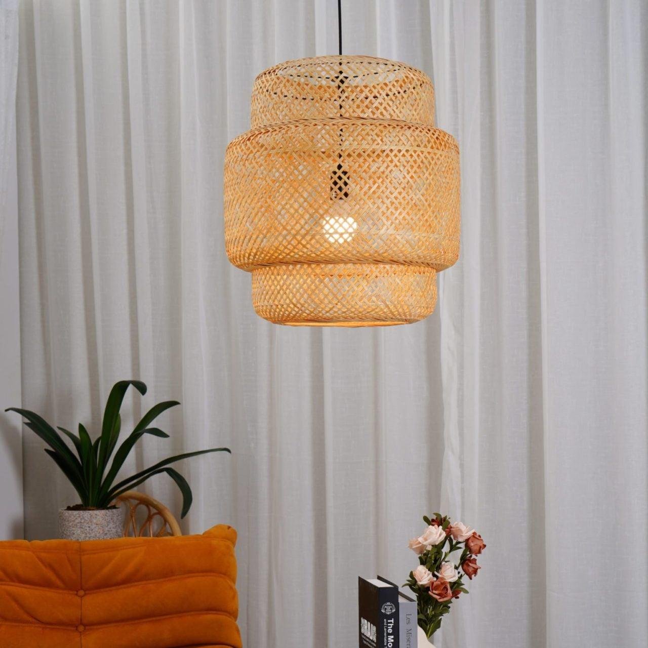 Bamboe Hanglamp – Handgemaakt en Modern Design