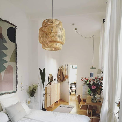 Bamboe Hanglamp – Handgemaakt en Modern Design