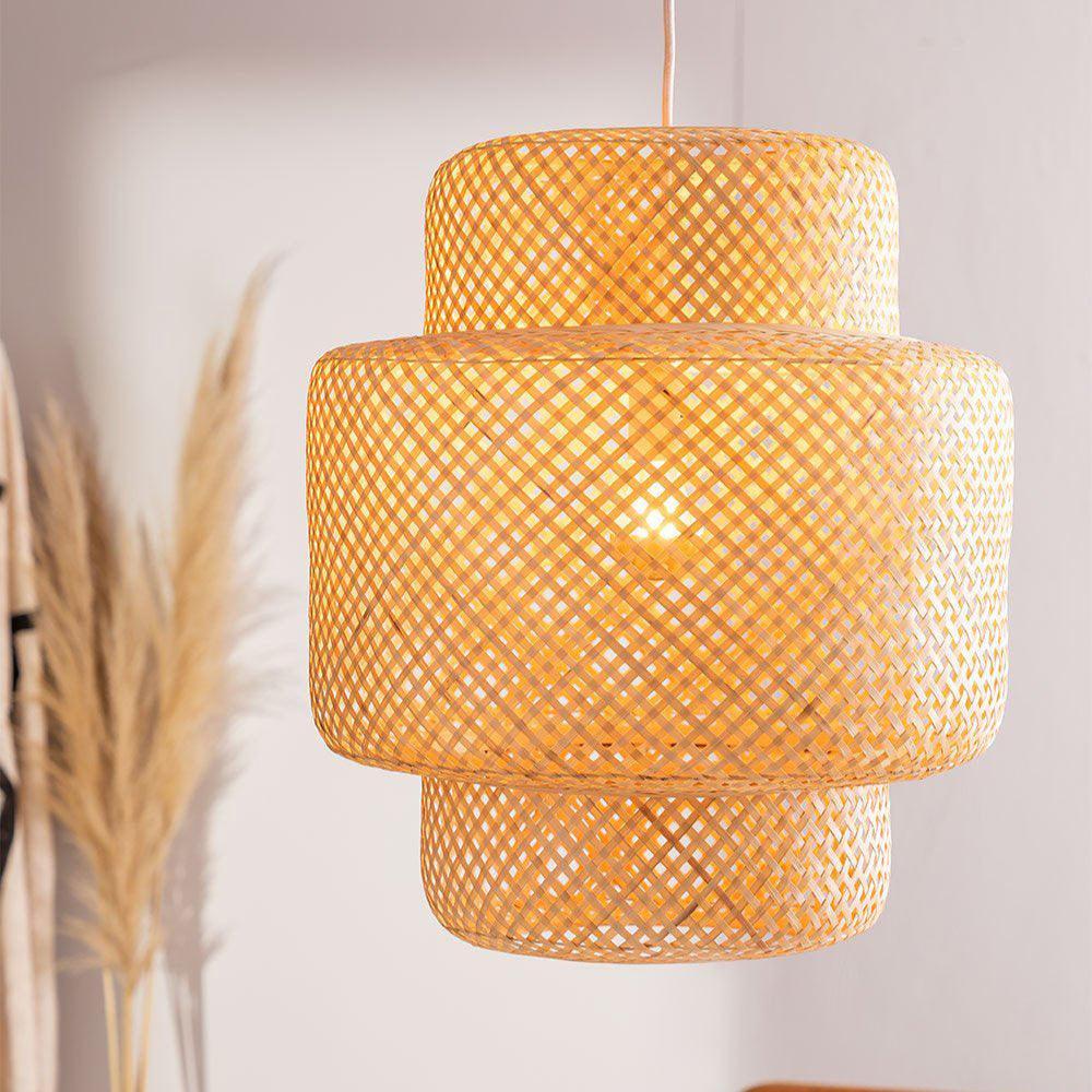 Bamboe Hanglamp – Handgemaakt en Modern Design