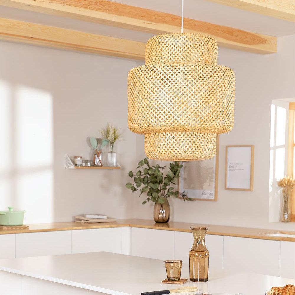 Bamboe Hanglamp – Handgemaakt en Modern Design