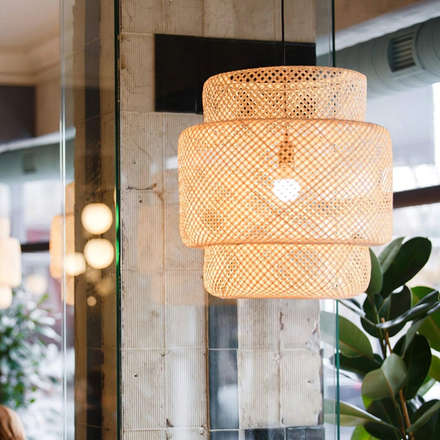 Bamboe Hanglamp – Handgemaakt en Modern Design