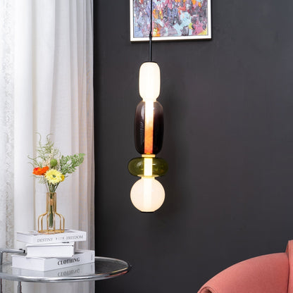 Suikerglas Hanglamp – Kleurige LED Verlichting