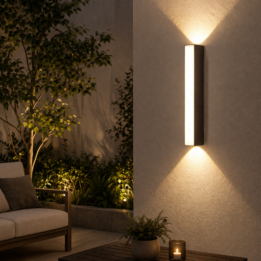 Wandlamp buiten | Langwerpig ontwerp, waterdicht | Verlichting