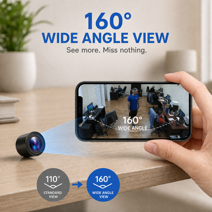 Mini spycamera Full HD | Draadloos, bewaking | Veiligheid
