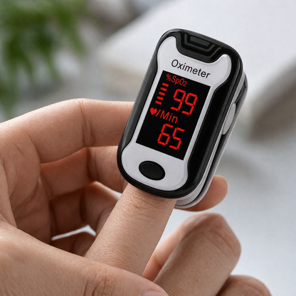 Digitale pulsoxymeter | LED-scherm, draagbaar | Zuurstofverzadiging